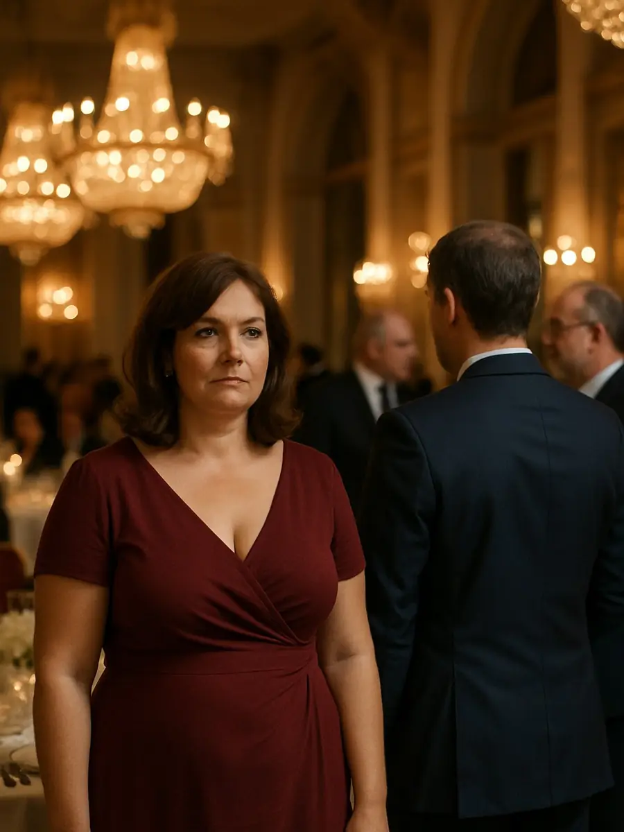 Il avait honte de sa femme au gala, jusqu'à ce que le président la salue