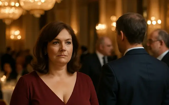 Il avait honte de sa femme au gala, jusqu'à ce que le président la salue