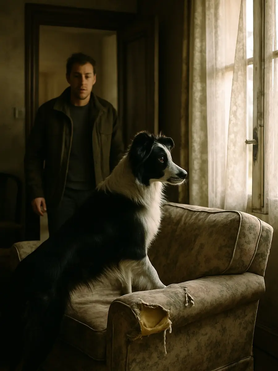 Le chien éventra le vieux canapé : dedans, un message caché depuis vingt ans