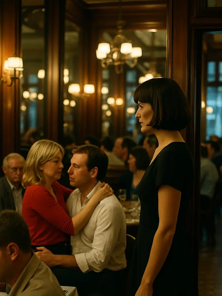 Sa meilleure amie s'assit sur les genoux de son mari : sa réponse glaça la table